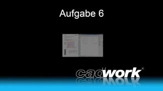 cadwork 2D Lehrlinge Aufgabe 6 [upl. by Scharf]