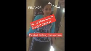 Viral  Istri grebek suami bersama pelakor malah di tantang sama pelakor itu sendiri [upl. by Esra345]