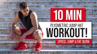 10 Min Explosive Lower Body Workout  Workout To Improve Vertical Jump At Home [upl. by Ellevehs]