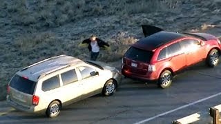 Watch Dramatic highspeed chase in Denver [upl. by Sheila]