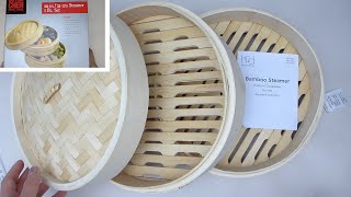 Joyce Chen 10quot 2Tier Bamboo Steamers Demo [upl. by Connelly272]