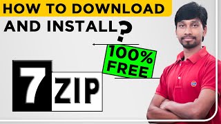 How To Download and Install 7 Zip on Desktop and Laptop For Free Hindi [upl. by Meill465]