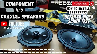 Which Speakers to buy  Components Or Coaxial Speakers  Output Explained audio viral caraudio [upl. by Vala]