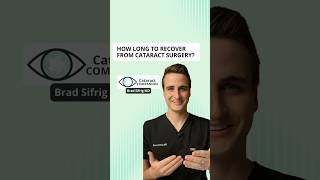 How long does it take to recover from cataract surgery [upl. by Elleivap793]