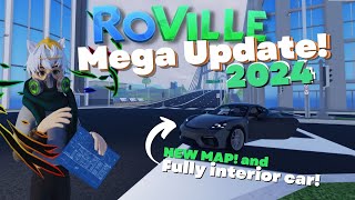 RoVille Mega Update  New Map Job and More  Tutorial RoVille  Roblox  BY CEOTheBuilder [upl. by Barger]