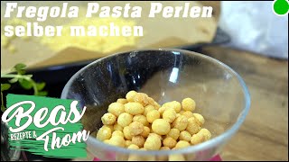 So einfach machst du Fregola Pasta selber 👍 2 Wege zur Nudel [upl. by Emelda385]