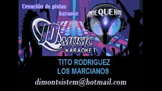 Tito Rodriguez Los Marcianos karaoke [upl. by Sapers]