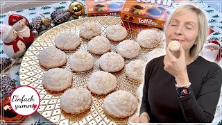 Toffifee®  Kokos  Busserl 💫🎅🏻🎄 gefüllte Makronen  Plätzchen aus dem Thermomix® TM5TM6 [upl. by Llacam]