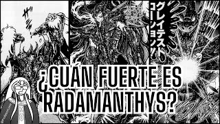 ¿Cuán fuerte es Radamanthys  Saint Seiya [upl. by Olinad]