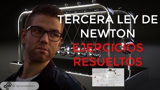 TERCERA LEY DE NEWTON EJERCICIOS RESUELTOS [upl. by Croom]