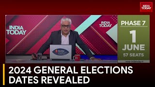 Election Commission Announces 2024 General Elections Schedule  Lok Sabha Election  India Today [upl. by Rehpotisrhc]