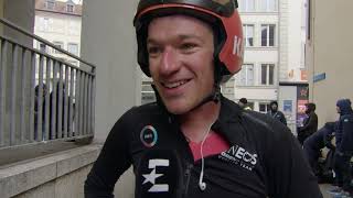 Ethan Hayter  Interview at the finish  Prologue  Tour de Romandie 2024 [upl. by Weidman]