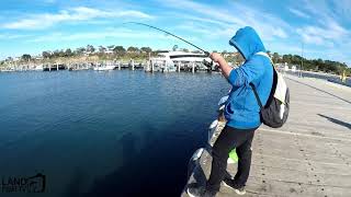 Land based Fishing  Portarlington  Victoria  Australia [upl. by Furtek]