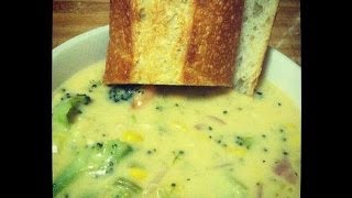 Homemade Cheddar Broccoli soup [upl. by Clabo]