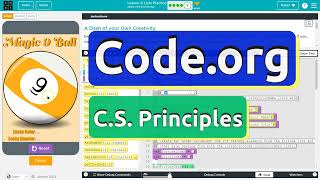 Codeorg Lesson 35B Lists Practice  Tutorial with Answers  Unit 6 CS Principles [upl. by Loralie918]