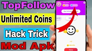 Top Follow App Unlimited Coins 2024  Top Follow mein unlimited coin kaise karen  Top Follow App [upl. by Coben]