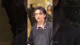 VERSACE PRINCE HYUNJIN visiting the Versace Store ♥️✨✨ [upl. by Nhguahs]