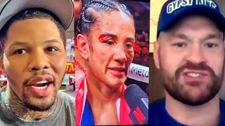 BOXERS REACT TO AMANDA SERRANO VS TAYLOR FIGHT  AMANDA VS TAYLOR FIGHT REACTION [upl. by Nosyt]