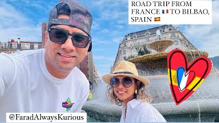 ROAD TRIP FROM FRANCE 🇫🇷 TO SPAIN 🇪🇸  JUMMAH IN FRANCE  ZARA IN SPAIN  GUGGENHEIM MUSEUM BILBAO [upl. by Kwan825]