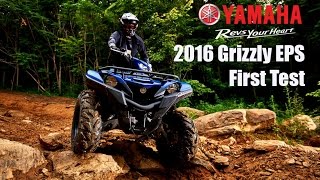 2016 Yamaha Grizzly 700 EPS Test Review [upl. by Ednarb989]