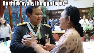 Bu Titiek Nyanyi  Jendral Prabowo Ptg Tumpeng Sungkem Dibanjiri Ucapan Selamat Ada Deddy Corbuzier [upl. by Kassity]