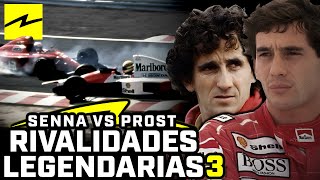 RIVALIDADES LEGENDARIAS DE F1 AYRTON SENNA VS ALAIN PROST Cap Final Parte 3 [upl. by Gnuhp]