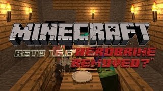 MineCraft Beta 166 quotHerobrine Removedquot  Update Feature [upl. by Menis]