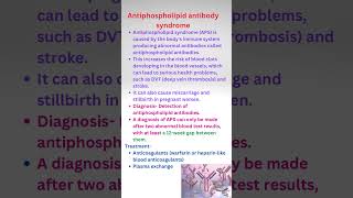 Antiphospholipid antibody Syndrome draditikumar pathologyacademy biology mbbs neetpg [upl. by Laersi]