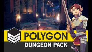 POLYGON Dungeon Pack  Trailer 3D Low Poly Art for Games by SyntyStudios [upl. by Varini]