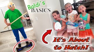 Baldis Basics in Real Life Steals Our Hatchibaby amp Hoverboard Hatchimals Toy Scavenger Hunt [upl. by Novej868]