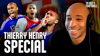 Thierry Henry on Lionel Messi THAT Pires penalty and Artetas Arsenal  Exclusive Interview [upl. by Yahiya]