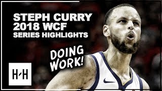 Stephen Curry EPIC Full Series Highlights vs Rockets  2018 Playoffs West Finals [upl. by Hbaruas]