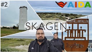 Mit AIDABella in SKAGEN zum NÖRDLICHSTEN Punkt DÄNEMARKS 4K [upl. by Ssidnac]