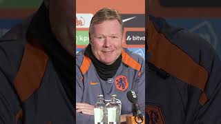 Koeman is het niet eens met Valentijn Dan doe je ze alle drie tekort 🗣️koeman oranje [upl. by Travus]