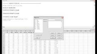 Linear Correlation Test Using Minitab [upl. by Ardyth]