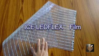 Stunning new flexible LED film for digital displays  ICE LEDFlex Film [upl. by Fafa]