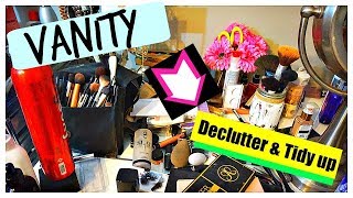 MAKEUP DECLUTTER  CLEANING MOTIVATION  DANIELA DIARIES [upl. by Ailhad]