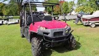 2011 Polaris Ranger 800 EFI Crew 1835 Miles 305 Hrs 4x4 Sept Sportsman Online Only Lot  131 [upl. by Caren69]