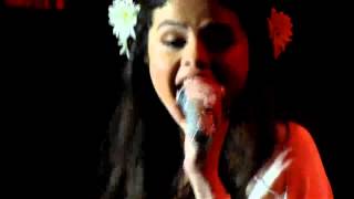 Selena Gomez sings quotLove you like a love songquot LIVE  Best Buy Theater NYC [upl. by Liatris]