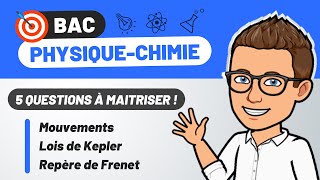 BAC 🎯 PHYSIQUE  CHIMIE  Terminale Spécialité  Mouvement Lois de Kepler Repère de Frenet [upl. by Kaila227]