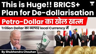 Dedollarisation BRICS nations to Enhance Local Currency by Independent Payment System [upl. by Deer]