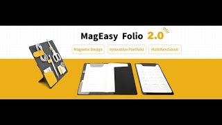 New MagEasy™ A5 Folio 20  3 in 1 Multifunctional Portfolio [upl. by Anar]