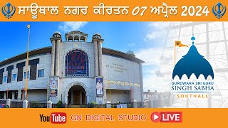 Vaisakhi Nagar Kirtan Live On 07042024 Gurdwara Sri Singh Sabha Southall [upl. by Platas153]