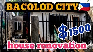 BACOLOD CITY  House renovation and building costs 2024 [upl. by Theobald675]