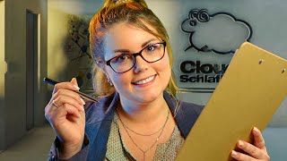 ASMR OFFICE ROLEPLAY  Dein Termin in der Schlafklinik office sounds  whispering [upl. by Kirst479]