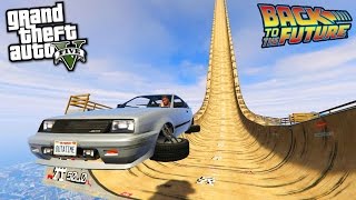 MEGA RAMP DELOREAN GTA 5 [upl. by Ines]