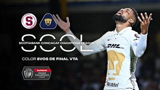 CONCACAF  Color Varonil  Octavos de final vuelta  Pumas vs Saprissa [upl. by Amory]