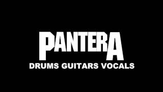 Pantera  5 minutes alone  Backing Track no bass only drums guitars vocals [upl. by Ralina]