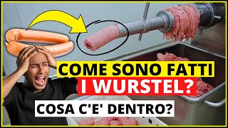 ECCO COSA CE DENTRO I WURSTEL  Come sono fatti i wurstel Come sono fatti gli hot dog [upl. by Noedig]