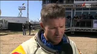 Felix Baumgartner Interview after Space Jump Redbull Stratos 14 10 2012 [upl. by Dimah]